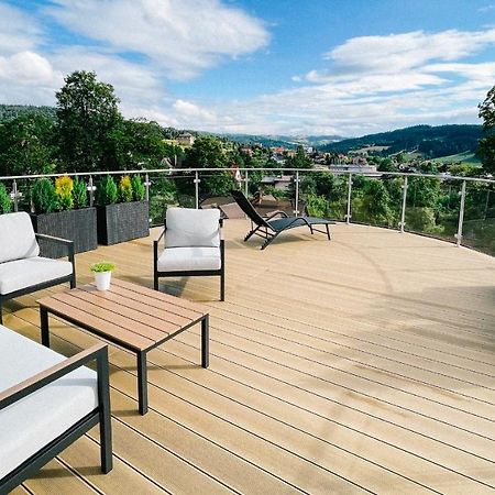 Appartement Penthouse Sloneczna Rapsodia - Blisko Parku Zdrojowego - Duzy Taras Na Dachu - Piekny Widok - Winda - Garaz à Rabka-Zdrój Extérieur photo