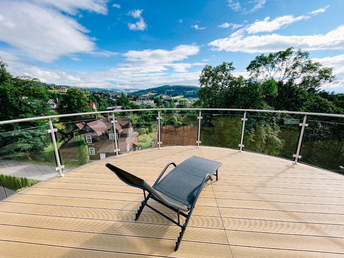 Appartement Penthouse Sloneczna Rapsodia - Blisko Parku Zdrojowego - Duzy Taras Na Dachu - Piekny Widok - Winda - Garaz à Rabka-Zdrój Extérieur photo