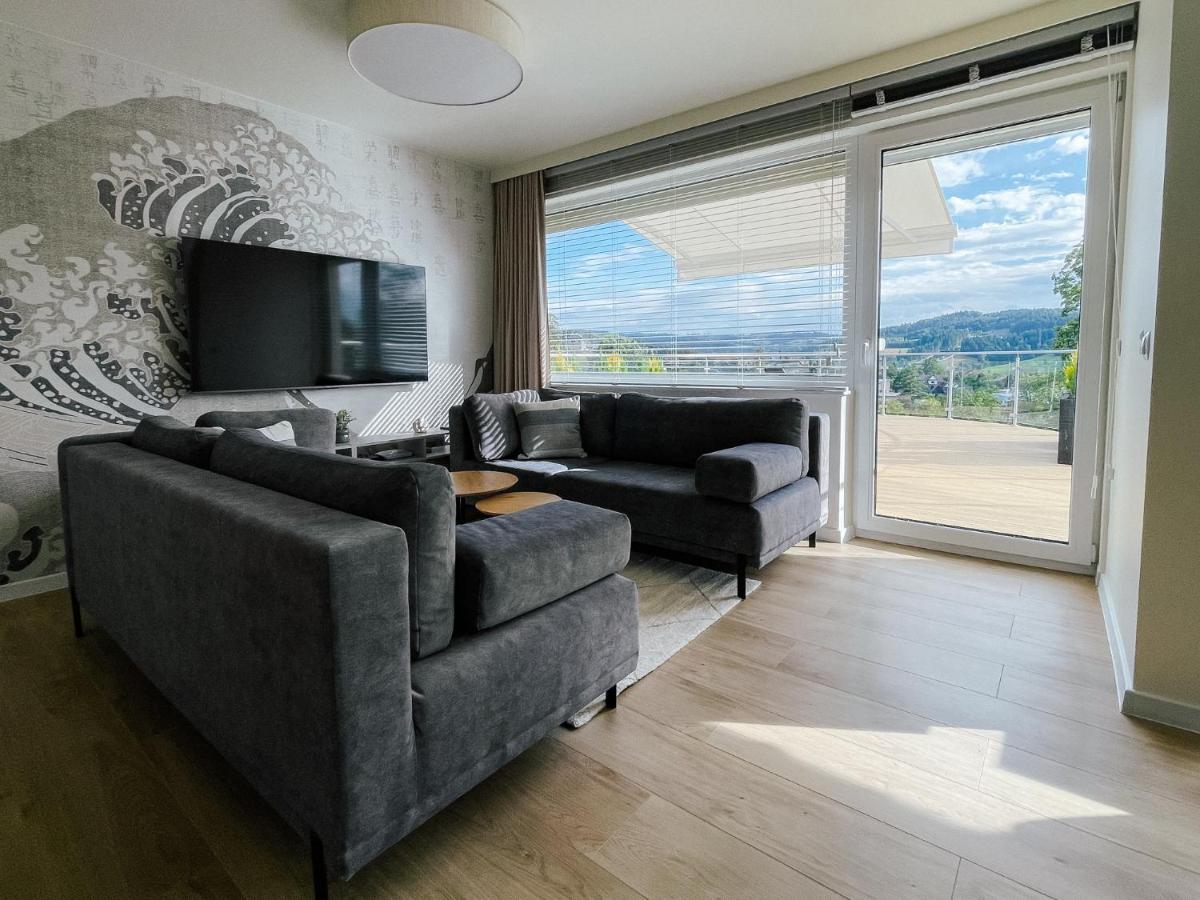 Appartement Penthouse Sloneczna Rapsodia - Blisko Parku Zdrojowego - Duzy Taras Na Dachu - Piekny Widok - Winda - Garaz à Rabka-Zdrój Extérieur photo